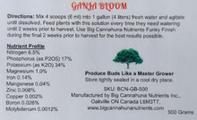 Load image into Gallery viewer, Big Cannahuna Nutrients GanjaBloom 6.5-17-34