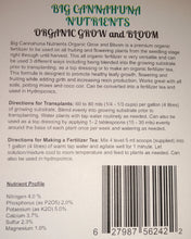 Load image into Gallery viewer, Big Cannahuna Nutrients Organic Grow and Bloom